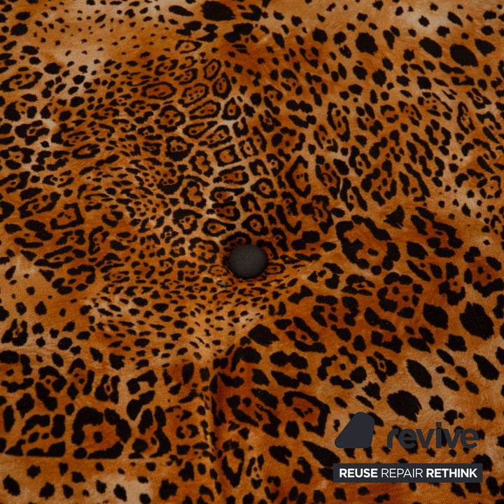 Bretz Mammut Fabric Four Seater Brown Sofa Couch