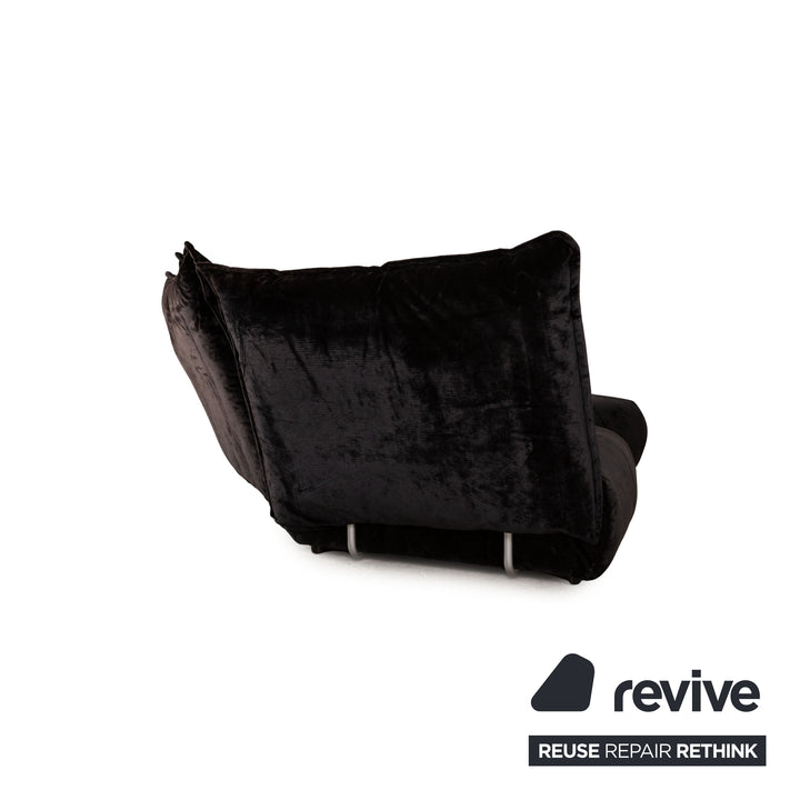 Bretz Matilda Fabric Corner Sofa Black Sofa Couch