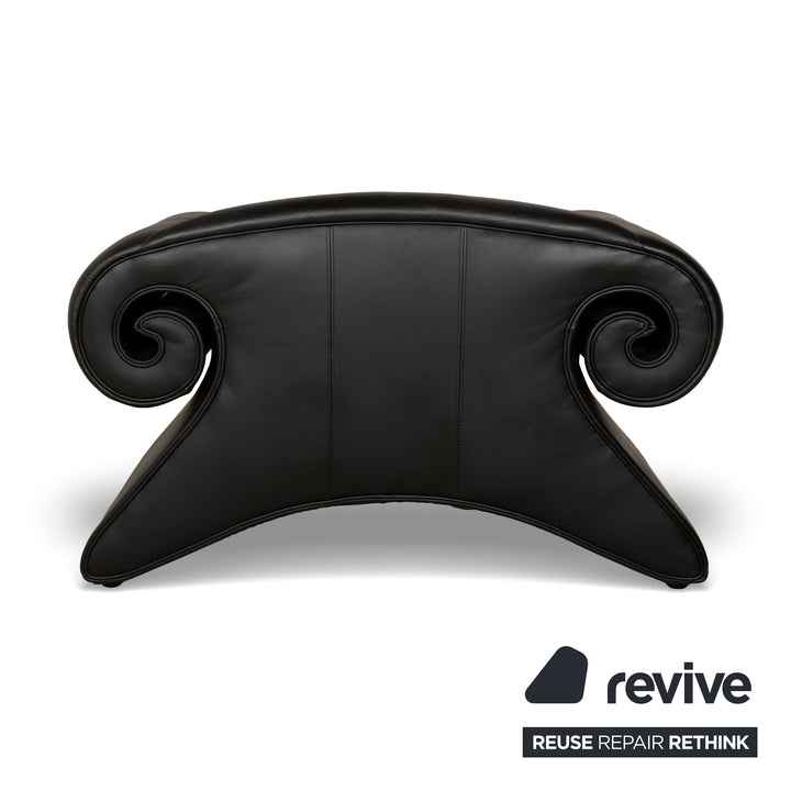 Bretz Monster Leather Armchair Black