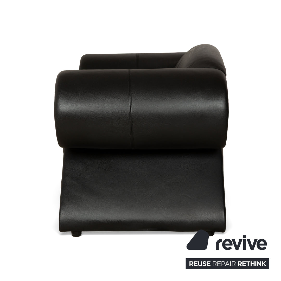 Bretz Monster Leather Armchair Black