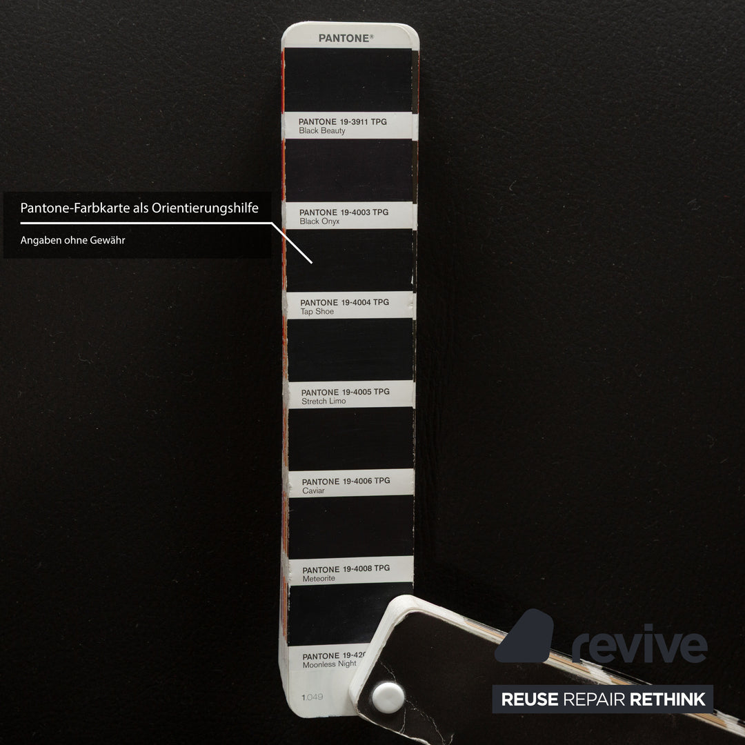 Bretz Monster Leather Armchair Black