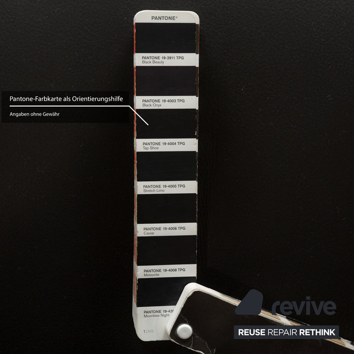 Bretz Monster Leather Armchair Black