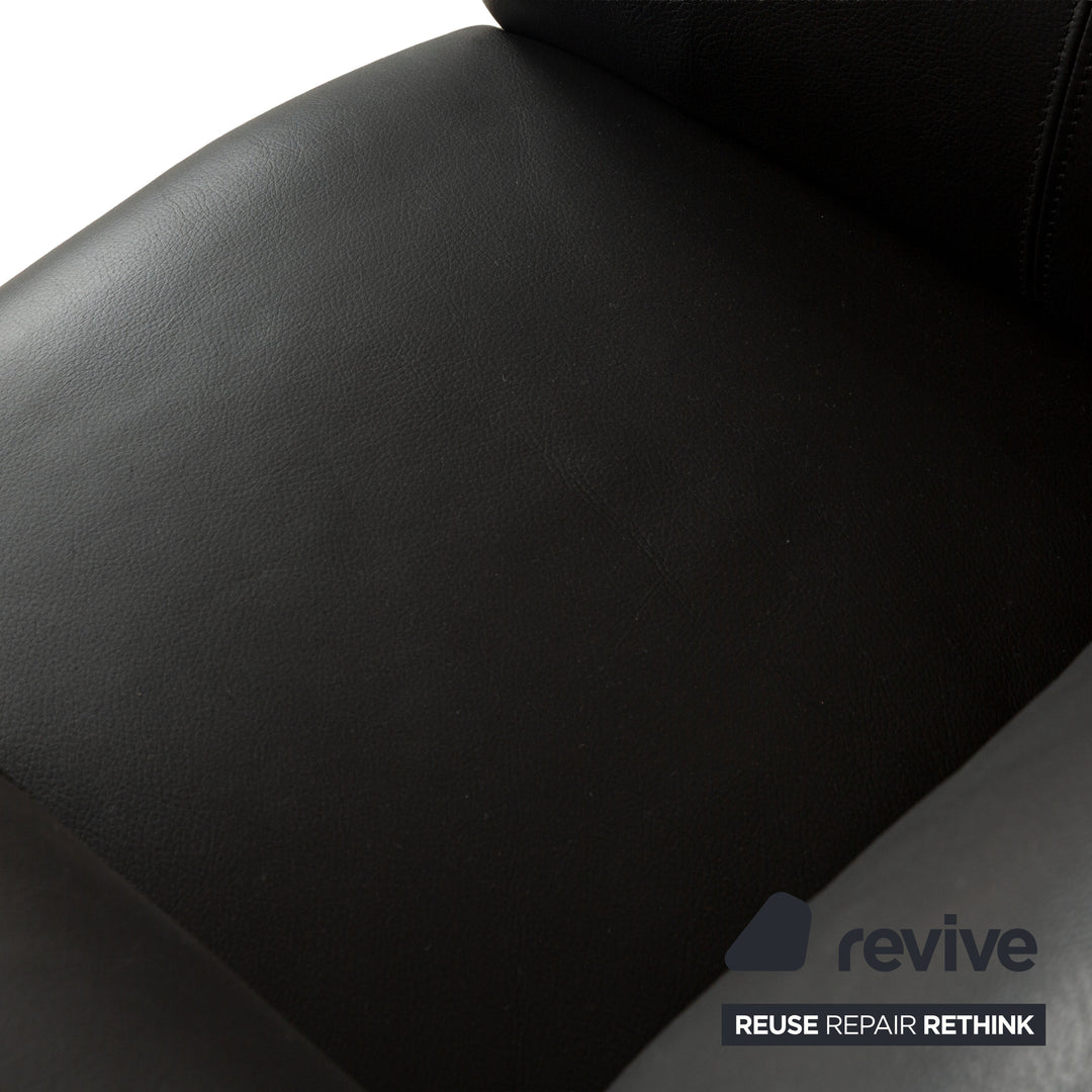 Bretz Monster Leather Armchair Black