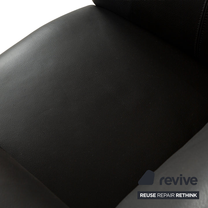 Bretz Monster Leather Armchair Black