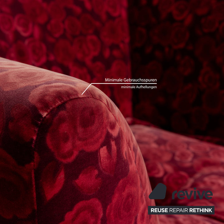 Bretz Monster Armchair Red Pattern