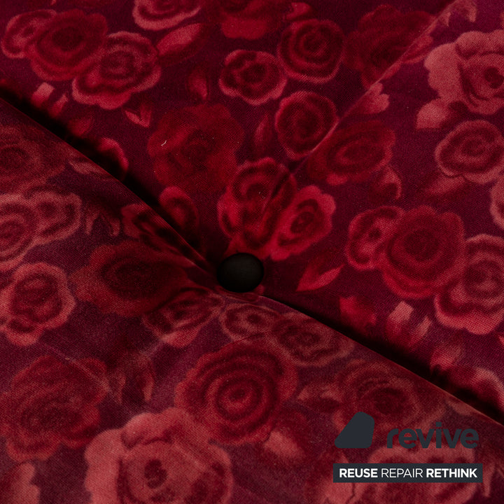 Bretz Monster Fabric Three-Seater Red Sofa Couch