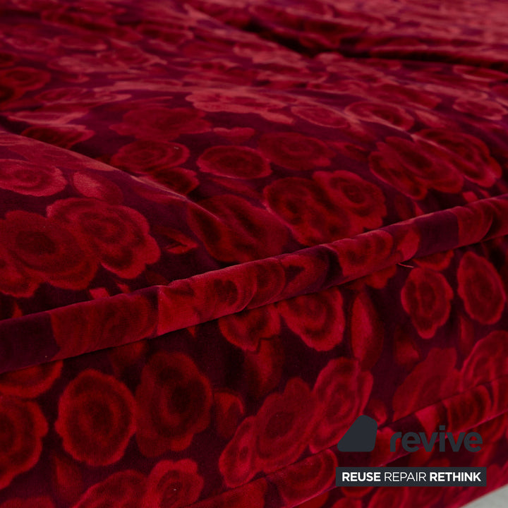 Bretz Monster Fabric Three-Seater Red Sofa Couch Sofa Bed