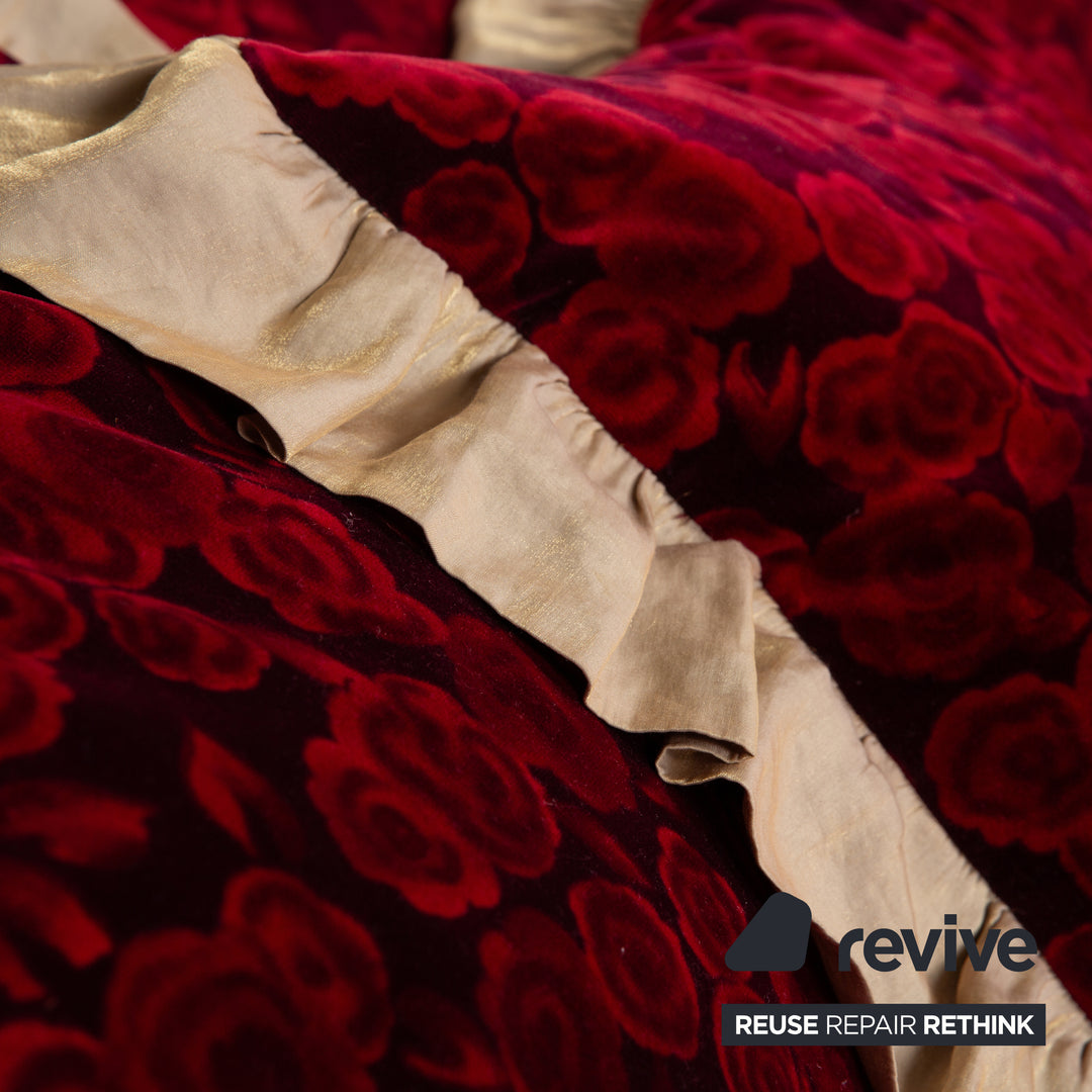 Bretz Monster Fabric Two Seater Red Manual Function Sleep Function Sofa Couch