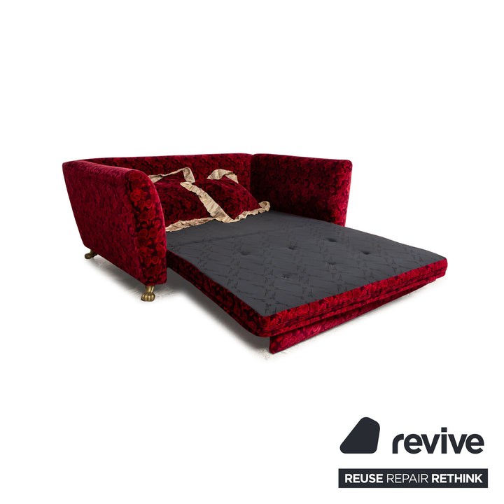 Bretz Monster Fabric Two Seater Red Manual Function Sleep Function Sofa Couch