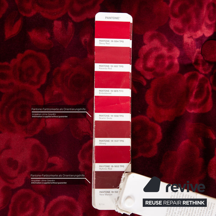 Bretz Monster Fabric Two Seater Red Manual Function Sleep Function Sofa Couch