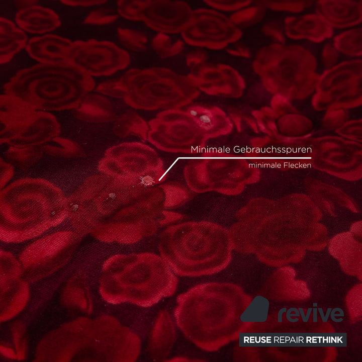 Bretz Monster Fabric Two Seater Red Manual Function Sleep Function Sofa Couch