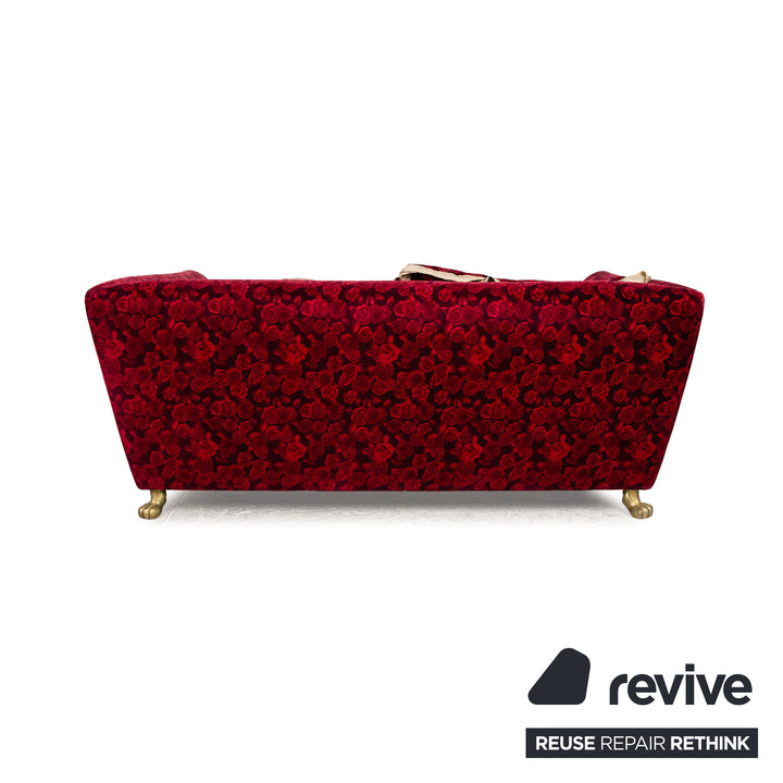 Bretz Monster Fabric Two Seater Red Manual Function Sleep Function Sofa Couch