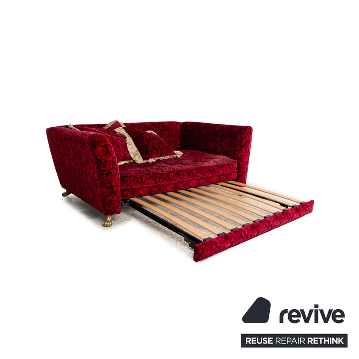 Bretz Monster Fabric Two Seater Red Manual Function Sleep Function Sofa Couch