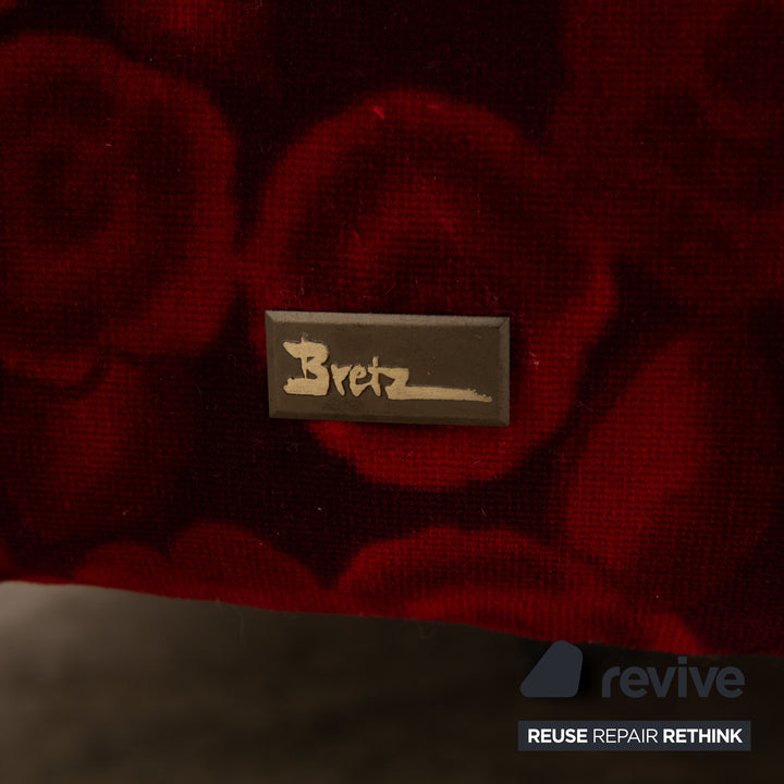 Bretz Monster Fabric Two Seater Red Sofa Bed