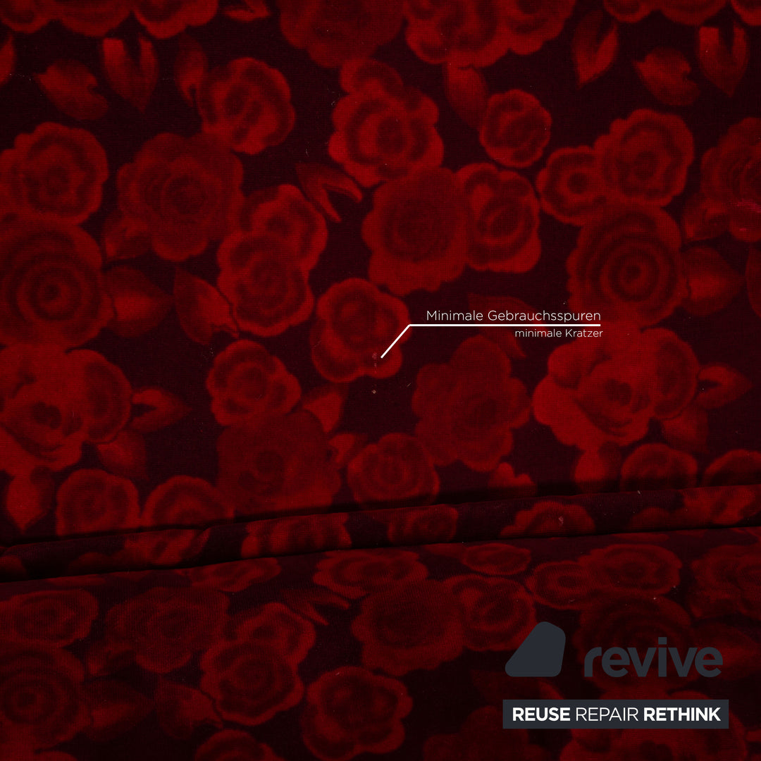 Bretz Monster Fabric Two Seater Red Sofa Bed