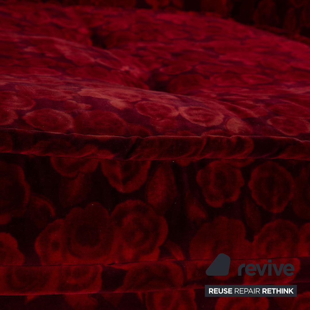 Bretz Monster Fabric Two Seater Red Sofa Bed