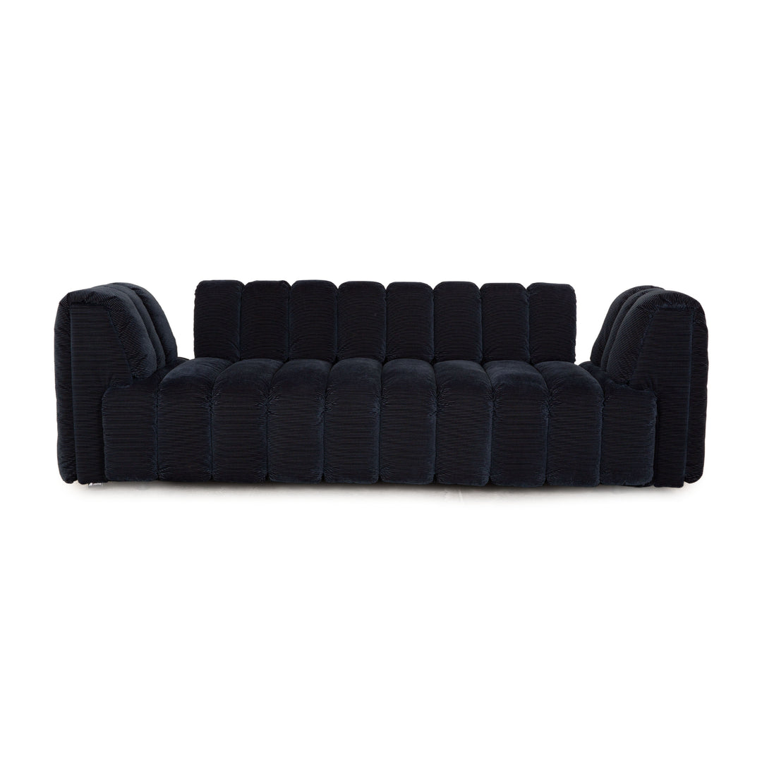 Bretz Moonraft Stoff Dreisitzer Blau Sofa Couch Ausstellungsstück