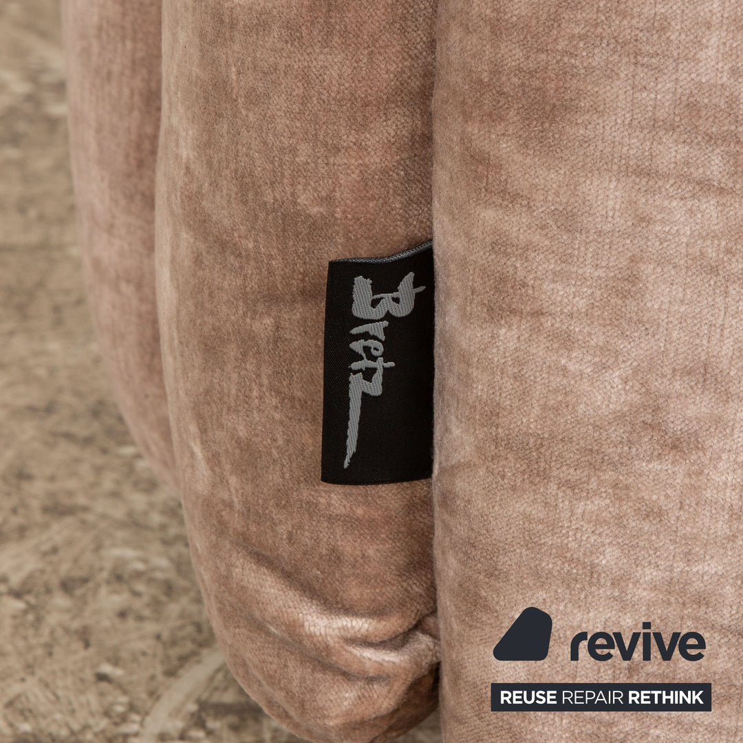 Bretz MOONRAFT Stoff Dreisitzer Braun Sofa Couch Ausstellungsstück