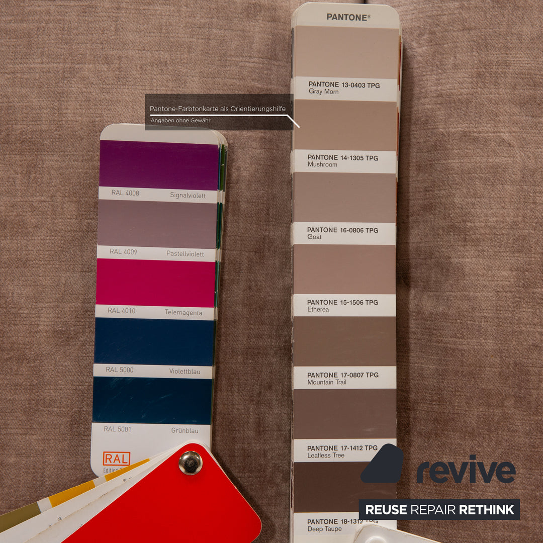 Bretz MOONRAFT Stoff Dreisitzer Braun Sofa Couch Ausstellungsstück