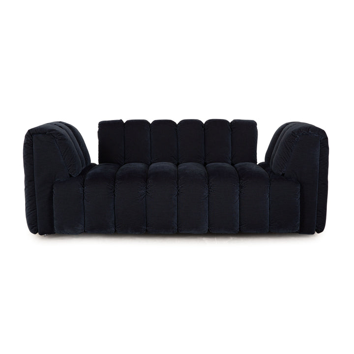 Bretz Moonraft Stoff Zweisitzer Blau Sofa Couch Ausstellungsstück