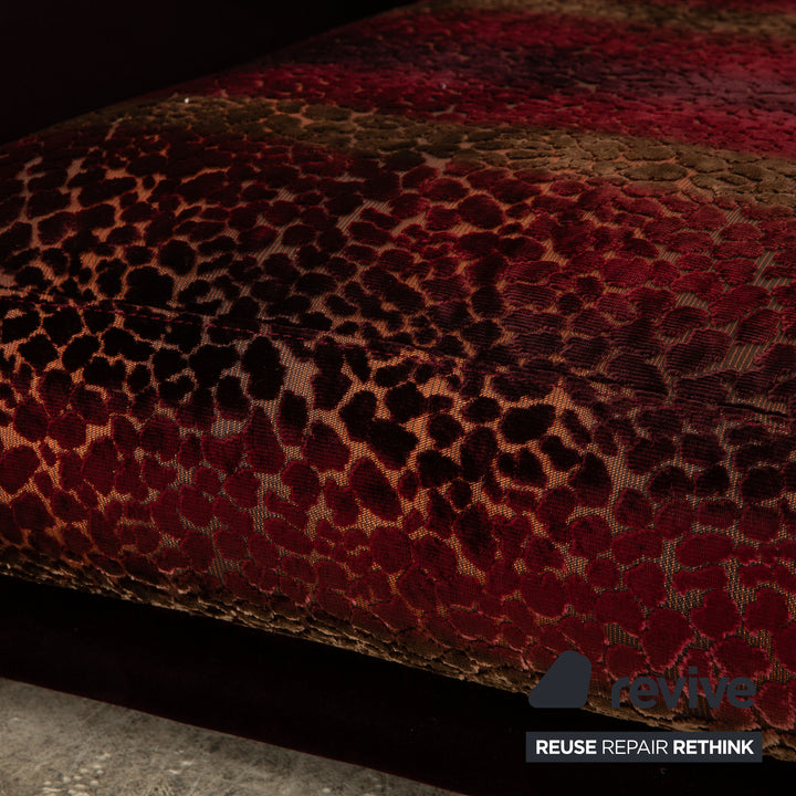 Canapé d'angle Bretz Napali en tissu violet mûre