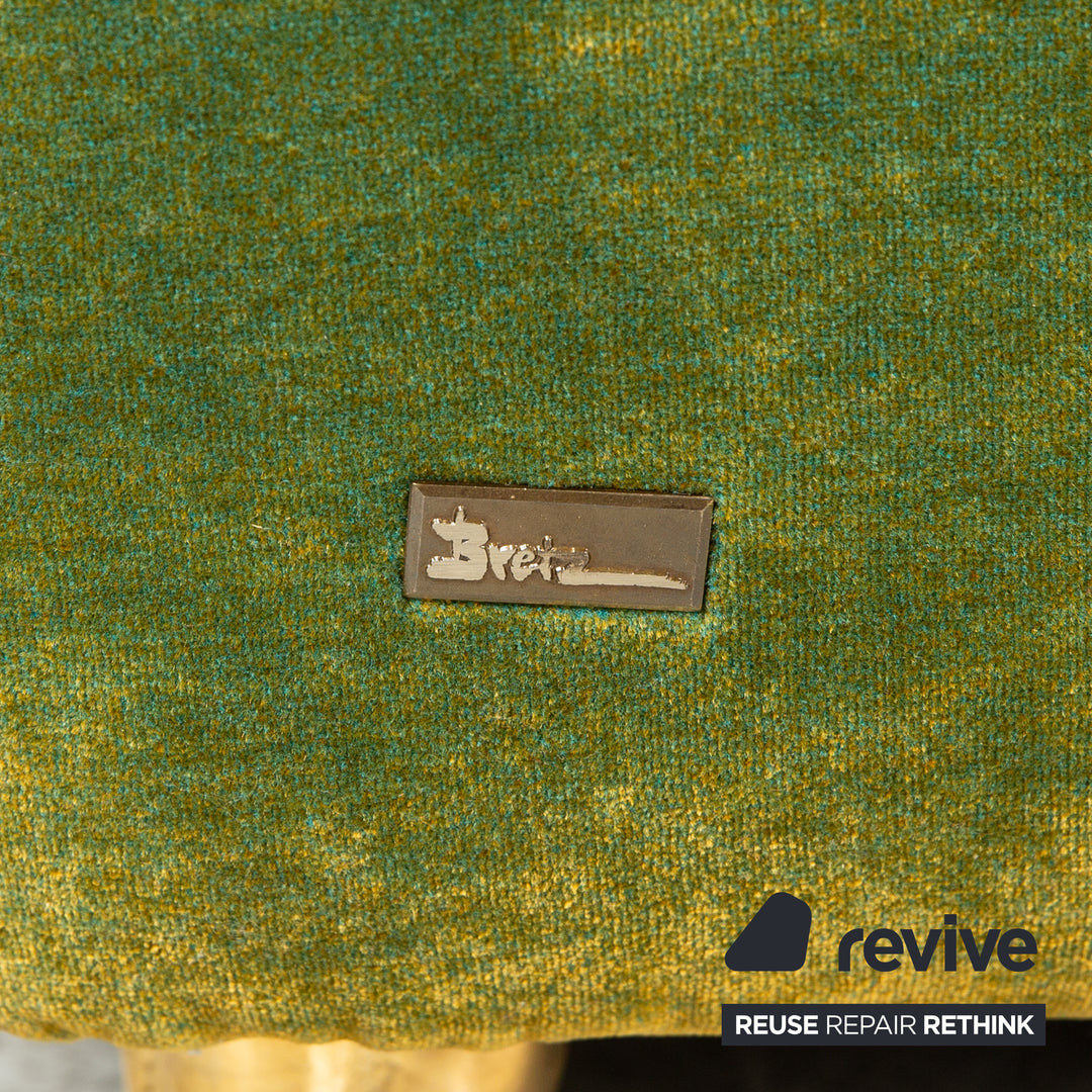 Bretz Ocean 7 Stoff Liege Grün Gelb Recamiere Daybed Sofa Couch