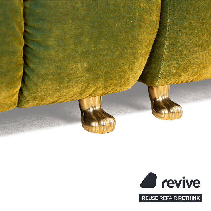 Bretz Ocean 7 Stoff Liege Grün Gelb Recamiere Daybed Sofa Couch