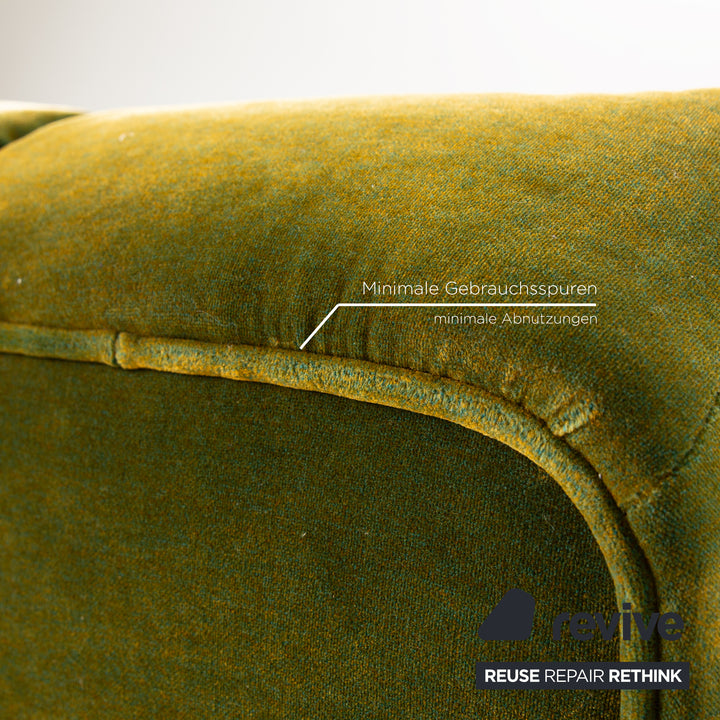 Bretz Ocean 7 Stoff Liege Grün Gelb Recamiere Daybed Sofa Couch