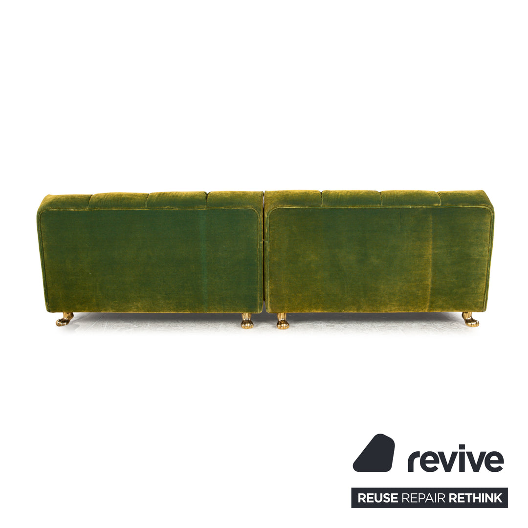 Bretz Ocean 7 Stoff Viersitzer Grün Gelb Sofa Couch