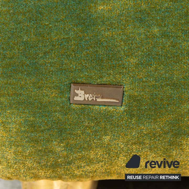Bretz Ocean 7 Stoff Viersitzer Grün Gelb Sofa Couch