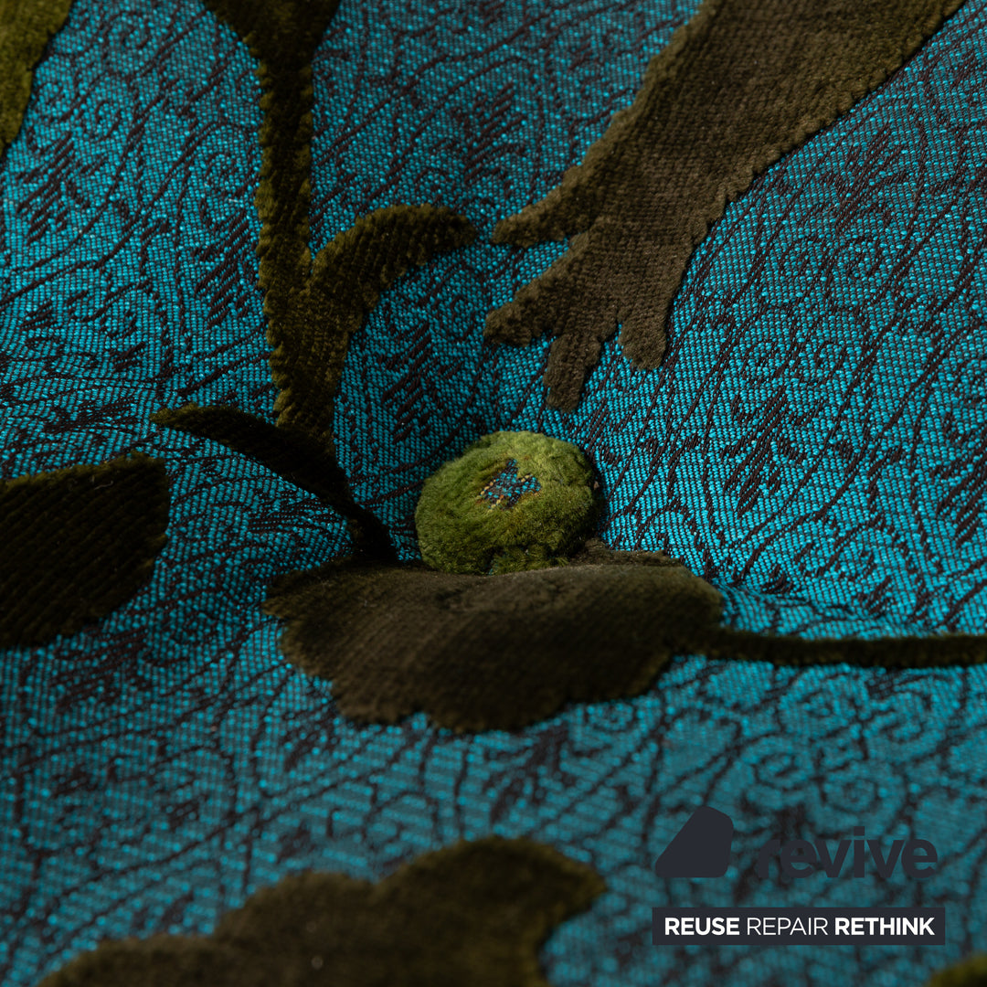 Bretz Ohlinda Stoff Ecksofa Blau Grün Gelb Sofa Couch