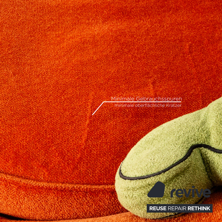 Bretz Pool Stoff Sessel Orange