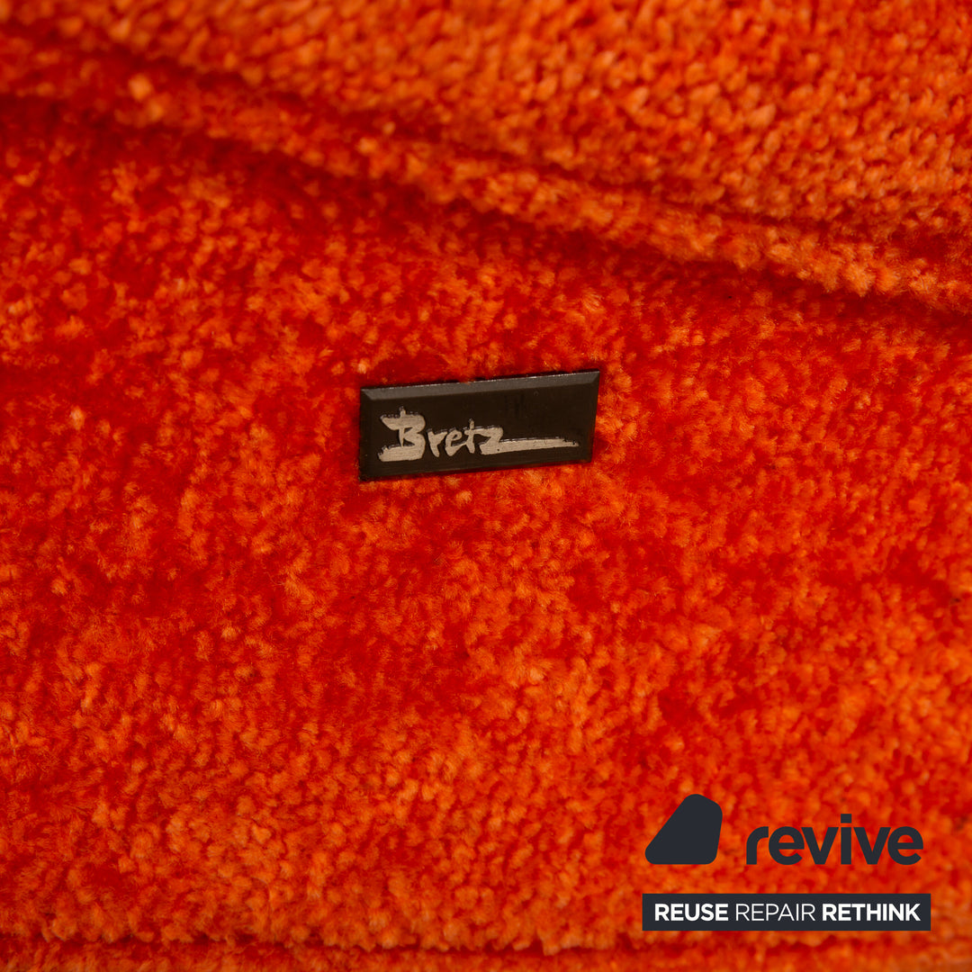 Bretz Pool Stoff Sessel Orange