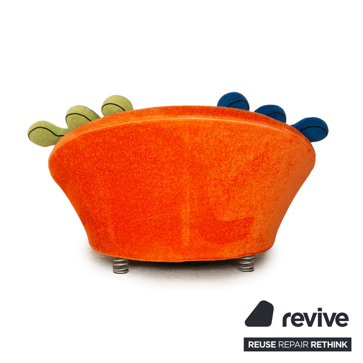 Bretz Pool Stoff Sessel Orange