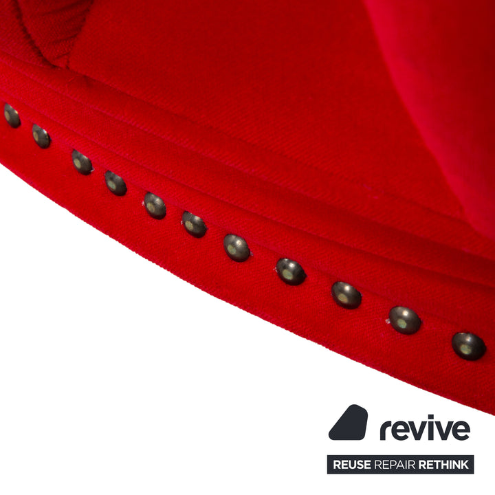 Bretz Rose Stoff Sessel Rot