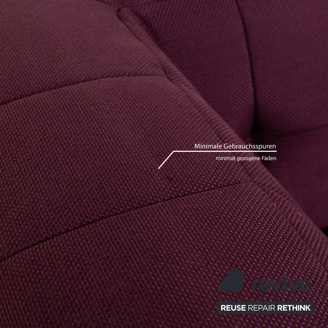 Bretz Tiziana Fabric Armchair Purple
