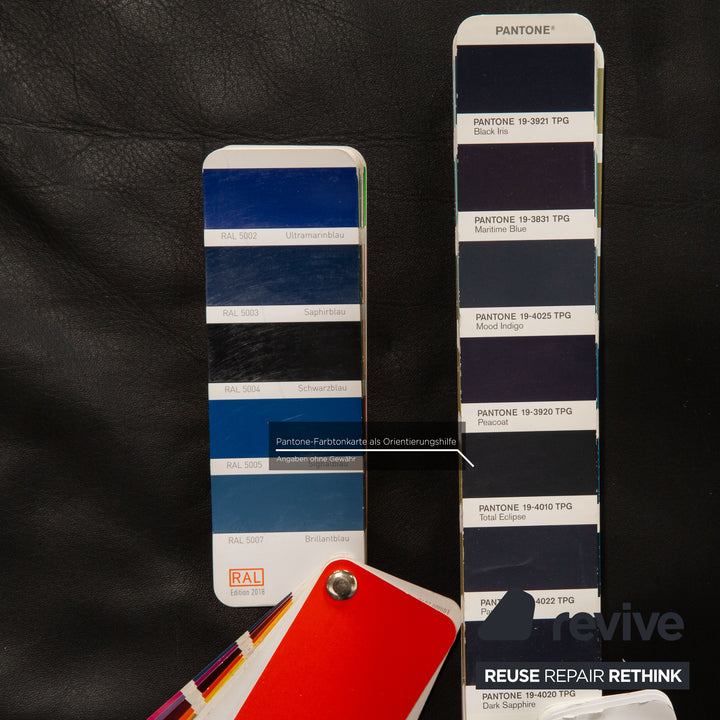 Brühl Alba Leder Ecksofa Dunkelblau Récamiere Rechts Sofa Couch