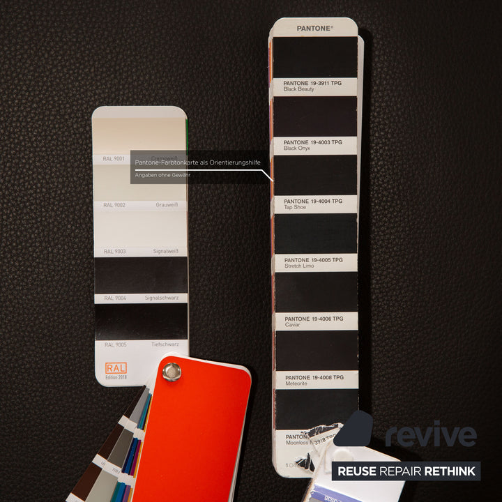 Brühl Alba Leder Sessel Schwarz manuelle Funktion