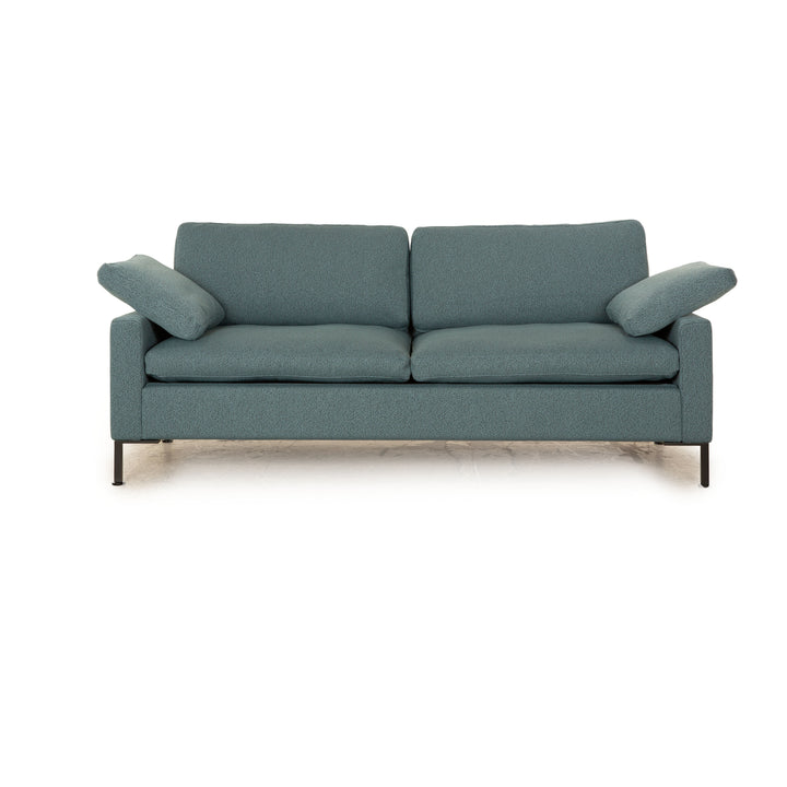 Brühl Alba Stoff Dreisitzer Blau Petrol Sofa Couch