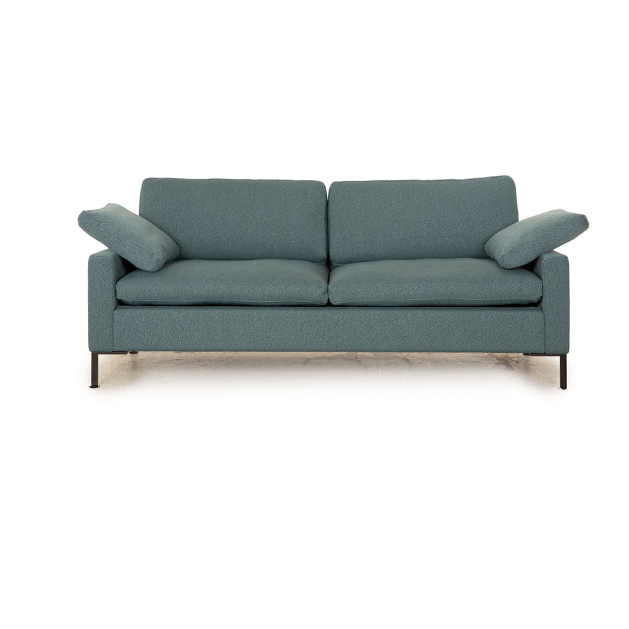 Brühl Alba Stoff Dreisitzer Blau Petrol Sofa Couch