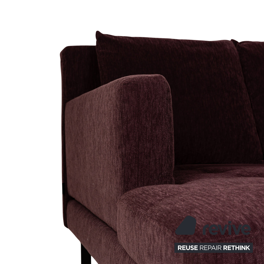 Brühl Amber Tissu Lounger Violet Violet Daybed