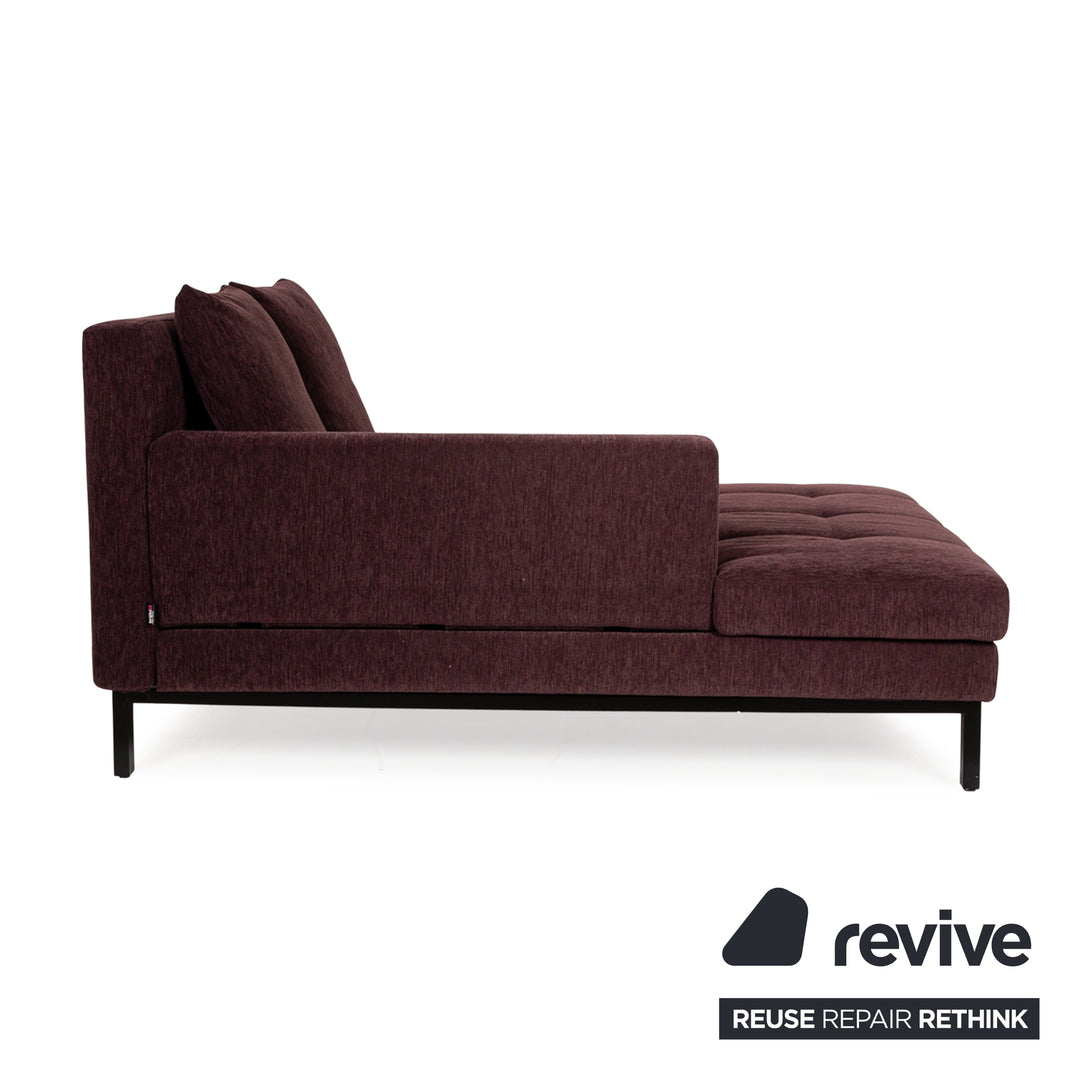 Brühl Amber Tissu Lounger Violet Violet Daybed