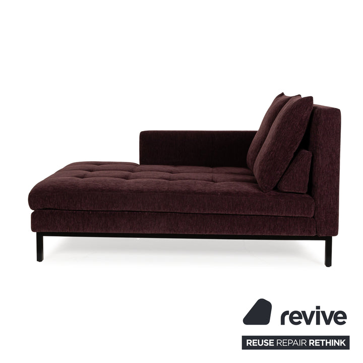 Brühl Amber Tissu Lounger Violet Violet Daybed