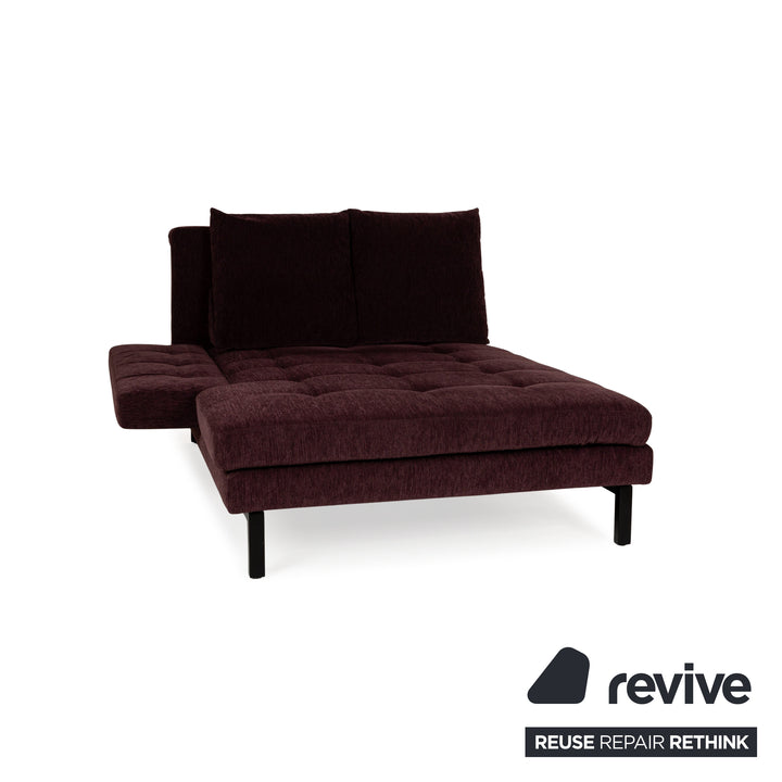Brühl Amber Tissu Lounger Violet Violet Daybed