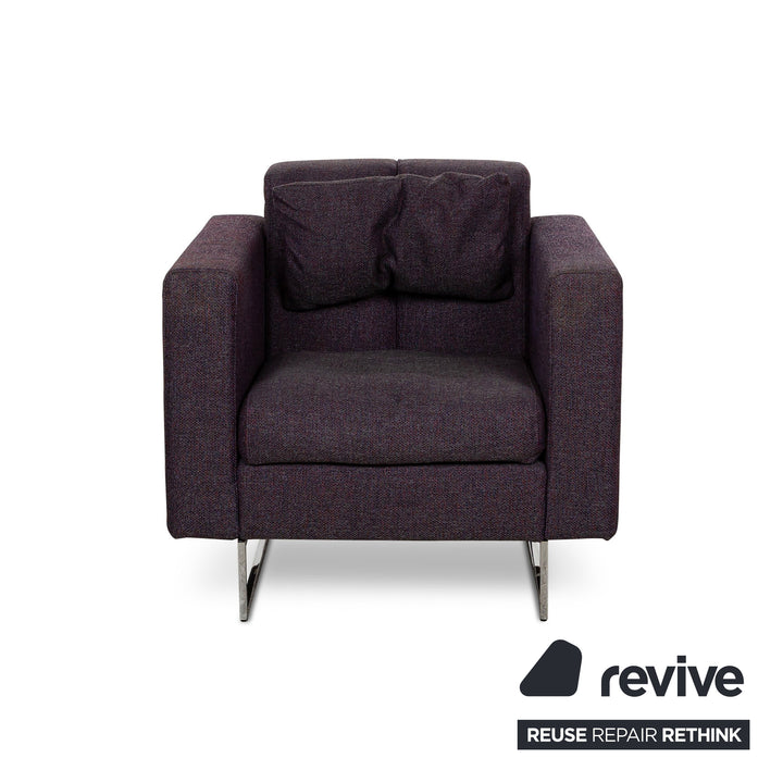 Brühl Embrace Stoff Sessel Lila Grau manuelle Funktion