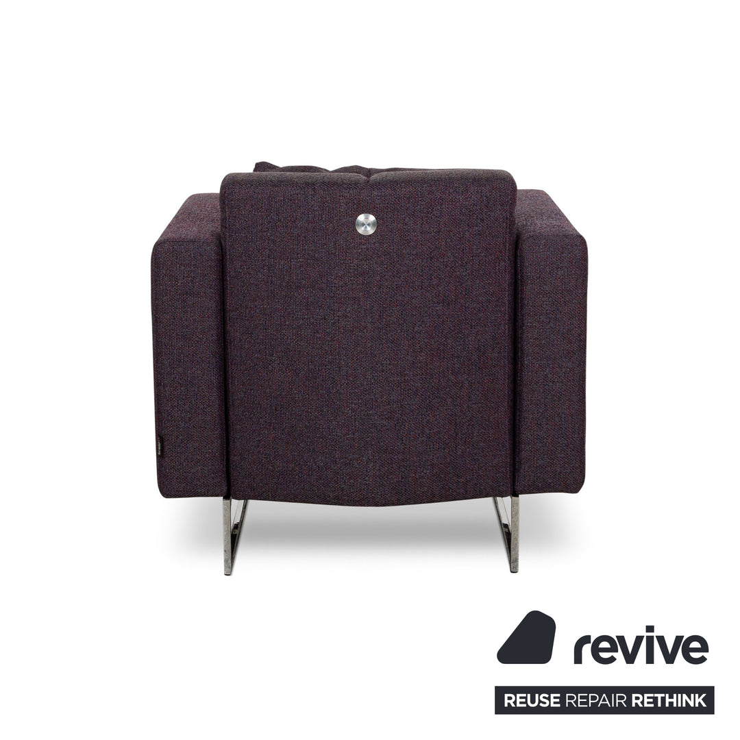 Brühl Embrace Stoff Sessel Lila Grau manuelle Funktion