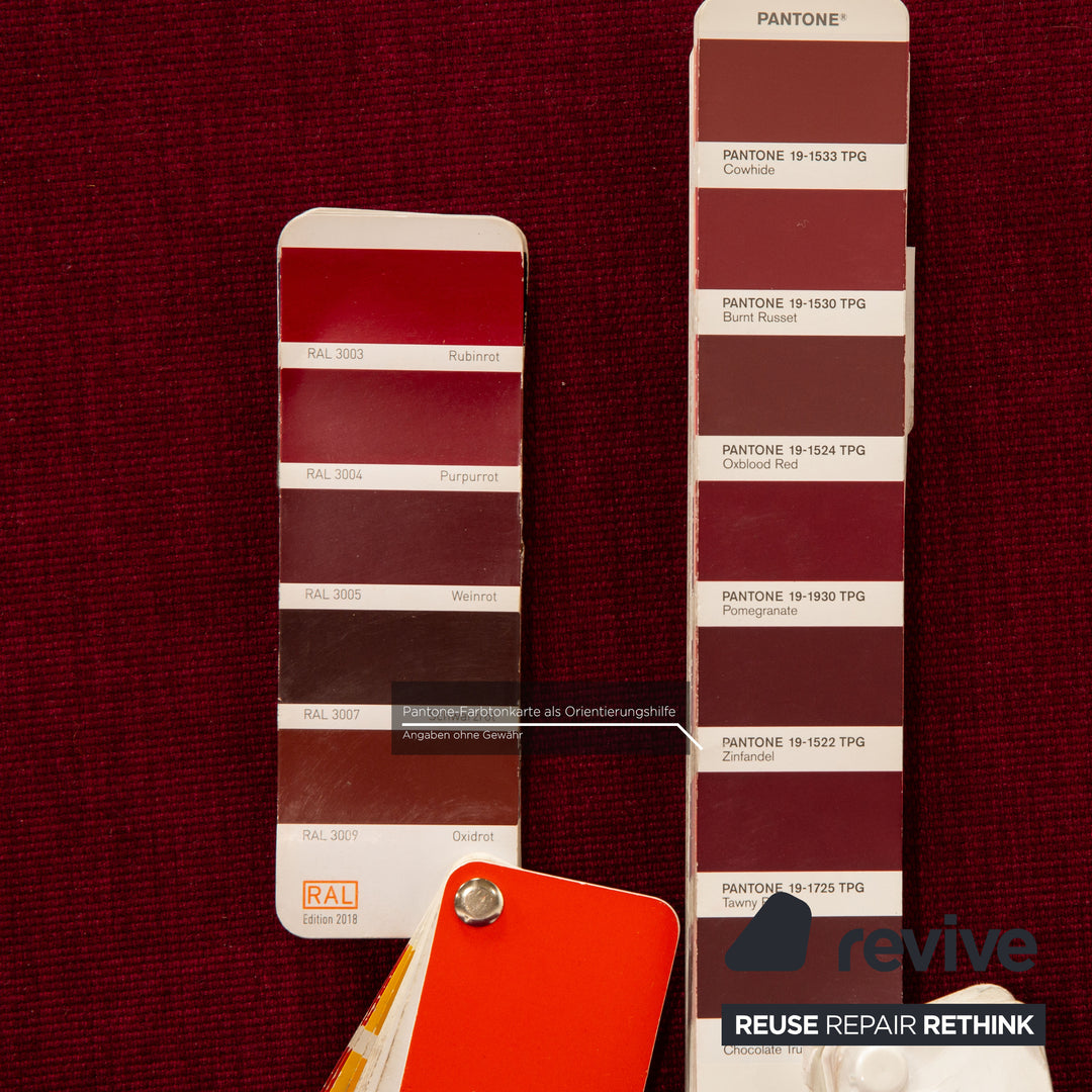 Brühl four two Stoff Ecksofa Violett Recamiere Links Sofa Couch manuelle Funktion