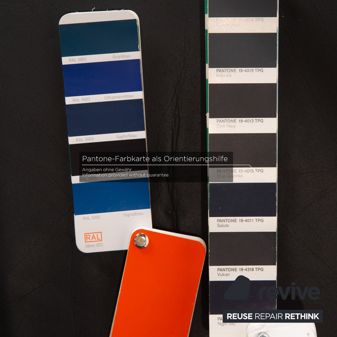 Brühl Leder Sessel Dunkelblau manuelle Funktion Relaxsessel