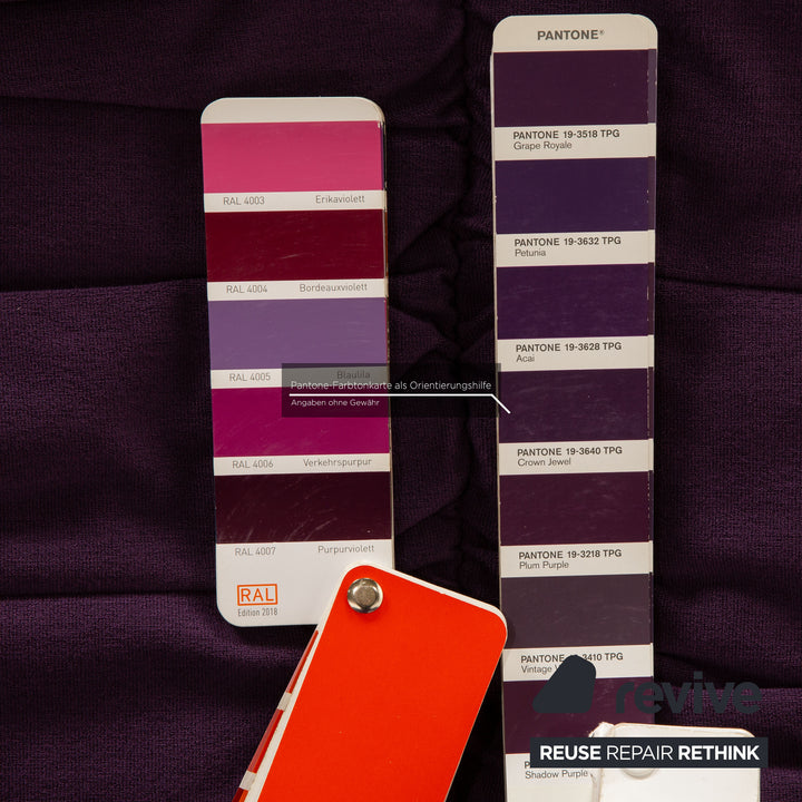 Brühl Lucky Stoff Sessel Violett Schaukelfunktion