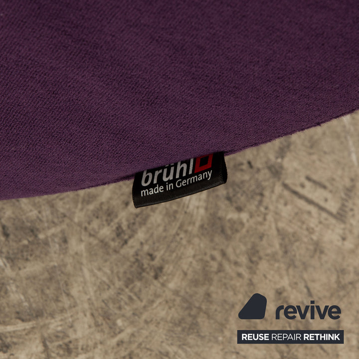 Brühl Lucky Stoff Sessel Violett Schaukelfunktion